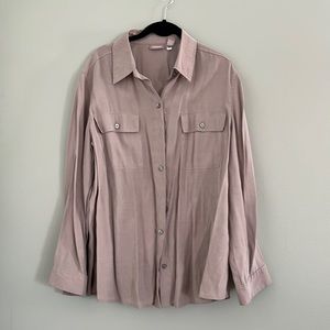 Chico’s Beige Sand Blouse Size 3